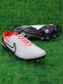 Nike Tiempo Legend 10 Elite FG Ready - White/Black/Bright Crimson
