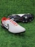 Nike Tiempo Legend 10 Elite FG Ready - White/Black/Bright Crimson