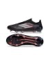 2025 adidas F50 Elite Laceless FG Core Black Iron Metal Lucid Red