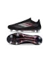 2025 adidas F50 Elite Laceless SG-Pro Core Black Iron Metal Lucid Red