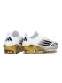 2025 adidas F50+ Event LightStrike Elite FG White Black Metallic Gold