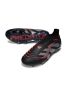 2025 adidas Predator Elite Laceless FG Black Grey Four Lucid Red