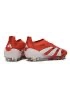 2025 adidas Predator Elite Laceless FG Lucid Red White Black