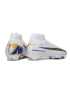 Nike Air Zoom Mercurial Superfly 10 Elite FG White Blue Gold
