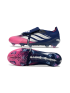 adidas Predator Elite Fold-over Tongue FG Night Indigo Lucid Pink Silver Metallic
