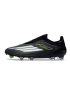 adidas F50 Elite Laceless FG Core Black Iron Metallic Solar Green