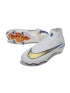 Nike Air Zoom Mercurial Superfly 10 Elite FG White Blue Gold