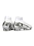 Nike Air Zoom Mercurial Superfly 10 Elite FG White Silver