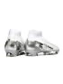Nike Air Zoom Mercurial Superfly 10 Elite FG White Silver