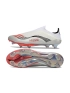 Adidas F50 Elite Laceless FG White Lucid Red Silver Metallic