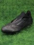 adidas F50 Elite Laceless FG Dark Spark - Core Black/Iron Metal/Gold Metallic