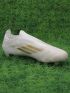 adidas F50 Elite Laceless FG Day Spark - White/Gold Metallic