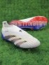 adidas Predator Elite Laceless FG - Cloud White/Solar Yellow/Power Blue