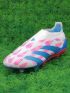 adidas Predator Elite Laceless FG Reemergence - White/Solar Blue/Solar Pink