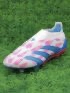adidas Predator Elite Laceless FG Reemergence - White/Solar Blue/Solar Pink