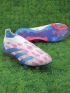 adidas Predator Elite Laceless FG Reemergence - White/Solar Blue/Solar Pink
