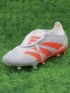 adidas Predator Elite Tongue FG Gray Crimson White
