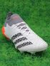 adidas Predator Freak .1 Low FG WhiteSpark - Footwear White/Iron Metal/Solar Red