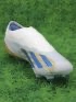 adidas X Crazyfast Messi Elite Laceless FG Las Estrellas - Footwear White/Pulse Blue/Gold Metallic