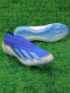 adidas X Crazyfast Messi Elite Laceless FG Spark Gen10s - Lucid Blue/Blue Burst/Footwear White