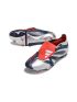 adidas Predator Elite Fold-over Tongue FG Roteiro - Silver/Tech Indigo/Vivid Red