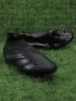 adidas Predator Elite Laceless FG Nightstrike - Black/Iron Metallic