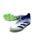 Adidas Predator Elite Laceless FG White Blue Green
