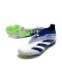 Adidas Predator Elite Laceless FG White Blue Green