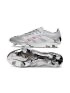 adidas Predator Elite x Bellingham FG - Silver Metallic/Legacy Burgundy/Maroon