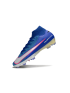 Nike Air Zoom Mercurial Superfly 10 Elite FG Blue Silver Pink