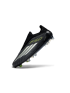 adidas F50 Elite Laceless FG Core Black Iron Metallic Solar Green