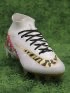 Nike Air Zoom Mercurial Superfly 9 Elite FG x Marcus Rashford - White/Gold/Black/Red