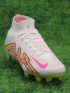 Nike Air Zoom Mercurial Superfly 9 Elite FG - White/Yellow/Pink
