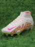 Nike Air Zoom Mercurial Superfly 9 Elite FG - White/Yellow/Pink
