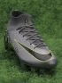 Nike Air Zoom Mercurial Superfly 9 Elite FG - Chrome Grey/Green