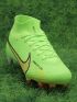 Nike Air Zoom Mercurial Superfly 9 Elite FG - Grass Green/Rouge Peche/Black
