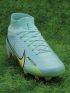 Nike Air Zoom Mercurial Superfly 9 Elite FG - Blue/Volt/Green