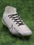 Nike Air Zoom Mercurial Superfly 9 Elite FG - White/Metallic Gold