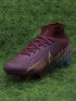 Nike Air Zoom Mercurial Superfly 9 Elite KM FG - Mbappé - Dark Beetroot/Mtlc Vivid Gold