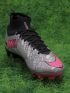 Nike Air Zoom Mercurial Superfly 9 Elite XXV FG - Metallic Silver/Hyper Pink/Black