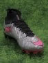 Nike Air Zoom Mercurial Superfly 9 Elite XXV FG - Metallic Silver/Hyper Pink/Black