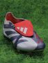 adidas Predator Elite Fold-over Tongue FG Roteiro - Silver/Tech Indigo/Vivid Red