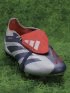 adidas Predator Elite Fold-over Tongue FG Roteiro - Silver/Tech Indigo/Vivid Red