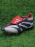 adidas Predator Elite Fold-over Tongue FG Roteiro - Silver/Tech Indigo/Vivid Red