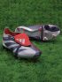 adidas Predator Elite Fold-over Tongue FG Roteiro - Silver/Tech Indigo/Vivid Red