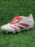 adidas Predator Elite Fold-over Tongue FG PureStrike SE - White/Bright Red