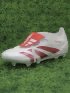adidas Predator Elite Fold-over Tongue FG PureStrike SE - White/Bright Red