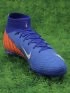 Nike Air Zoom Mercurial Superfly 10 Elite FG - Blue/White/Orange