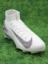 Nike Air Zoom Mercurial Superfly 10 Elite FG White Black