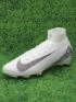 Nike Air Zoom Mercurial Superfly 10 Elite FG White Black